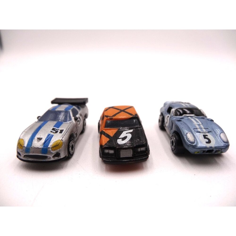 Micro Machines Numbers 5 and 51 Orange and‎ Silver Blue
